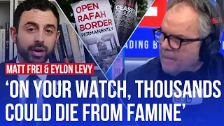 Matt Frei takes on Eylon Levy over Gaza aid | LBC