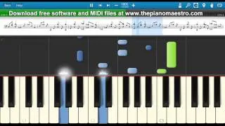 Undisclosed Desires  - Muse -- piano lesson with Synthesia