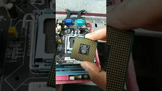 How To Install Intel Processor To LGA775 Socket । इंटेल प्रोसेसर कैसे इनस्टॉल करे मोदरबोर्ड पे।