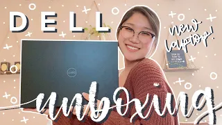 💻 dell unboxing! college laptop | new dell xps 15 touch laptop, monitors, keyboards, and more! 📚
