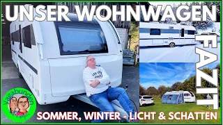 Unser neuer Wohnwagen - Sommer & Winter - Licht & Schatten - Ein ehrliches Fazit & Tipps zum Neukauf
