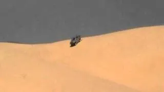 Hilux conquers sand dune