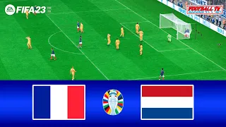 FIFA 23 - France vs Netherlands - UEFA EURO 2024 Qualifier - Full Match All Goals - PC Gameplay