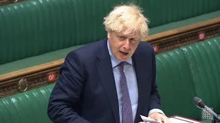 PMQs in full: Boris Johnson faces MPs as travel industry protests outside Parliament | ITV News