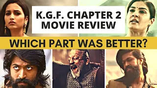 KGF Chapter 2 Movie Review & Analysis in Hindi | Yash | Sanjay Dutt | Raveena Tandon| Prashanth Neel
