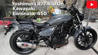 Yoshimura R77 | Kawasaki Eliminator 450 Aftermarket Exhaust