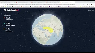 Egyptian #DNA results #MyHeritage.