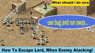 Bug Number 6 - Secret Escape Way For Lord - Stronghold Crusader 1(جنگ های صلیبی)