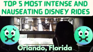 The 5 MOST Intense Nauseating Rides in Disney World - Avoid these for motion sickness