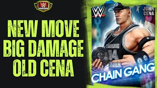 New Move Big Damage-John Cena Chain Gang 6 Star-WWE Champions