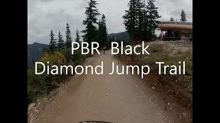 Stevens Pass Bike Park PBR Black Diamond Jump Trail.