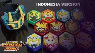 LEGEND HERO GANWU CHANGER DX ALL SOUND ! (Semua suara) Indonesia Version 12 Hero Piece