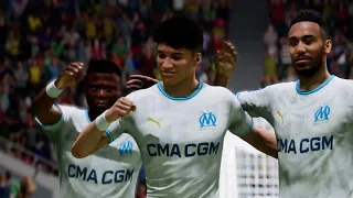 EA SPORTS FC 24   PS5 Series X   Career OM S1   9ème journée   OGC Nice Vs OM   FUMA   Legende   Slo