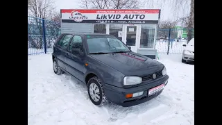 Обзор-продажа 1993 Volkswagen Golf III  1.6 бензин, МКПП, Цвет серый. Цена -1950$