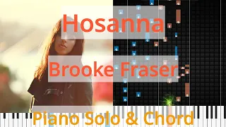 🎹Hosanna, Solo & Chord, Brooke Fraser, Synthesia Piano