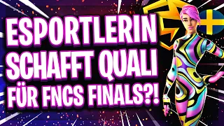 QUALIFIZIERT sich die erste E-SPORTLERIN für die FNCS Finals?! 🤯🏆 | Solo FNCS Tag 2!