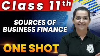 Sources Of Business Finance 1 Shot - Everything Covered | Class 11th | Business Studies 🔥