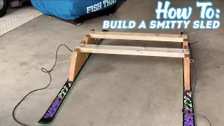 How To Build A "Smitty" Type Ice Fishing Sled. Easy DIY.