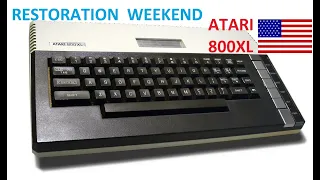 ATARI 800XL - 1983 - Restoration Weekend part 1.