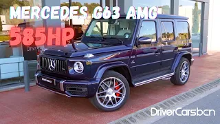 Mercedes G63 AMG in Blue and White (585hp) | Walkaround & Exhaust sound