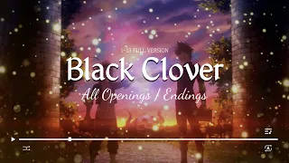 Black Clover [1-13] All Openings / Endings [FULL VERSION]