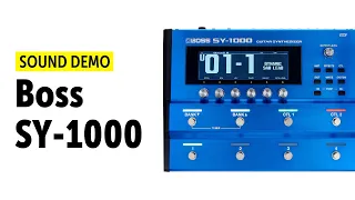 Boss SY-1000 - Sound Demo (no talking)