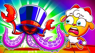 What Is Under The Hat? | Monster Hiding Under The Hat | Sing-along with Lamba Lamby