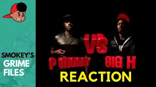 American Rapper Reacts To P money vs Big H #uk #lotm #pmoney #bigh #grime #england #music [Reaction]