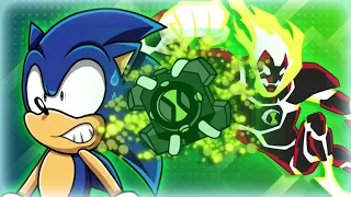 How it all started! SONIC ANIMATION DUB SONIC GETS THE OMNITRIX!