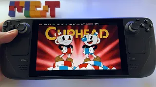 Cuphead - Steam Deck gameplay