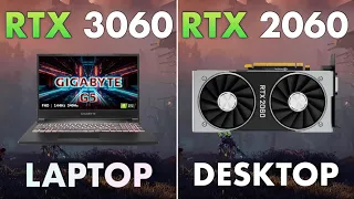 RTX 3060 LAPTOP Vs RTX 2060 DESKTOP | i5 10500H vs Ryzen 5 3600