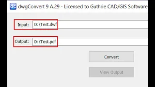 DWF to PDF Converter - QUICK and EASY