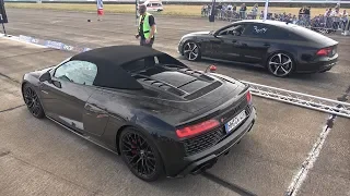 Audi R8 V10 Performance vs Audi RS7 Sportback