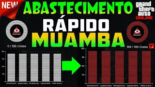 COMO ABASTECER OS ARMAZÉNS DE MUAMBA RÁPIDO 🤑GTA 5 ONLINE COMO FICAR MILIONÁRIO🤑GTA V  DINHEIRO SOLO