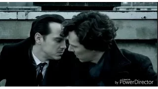 Sherlock & Moriarty Kiss | Sherlock Series 3 Episode 1