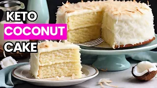 Keto Coconut Cake Recipe | Moist and Delicious Low Carb Dessert