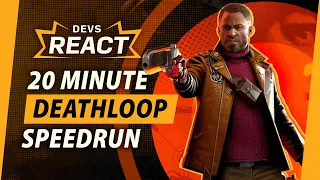 Deathloop Developers React to 20 Minute Speedrun (Arkane Studios)