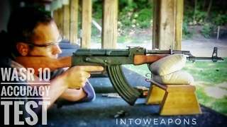 WASR 10/63 AK Rifle:  Accuracy Testing