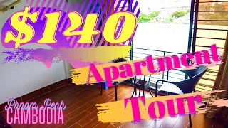 $140 Apartment Tour - Phnom Penh Cambodia - Part 1