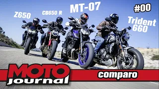 COMPARO#00 - Yamaha MT-07, Triumph Trident 660, Honda CB650 R, Kawasaki Z650