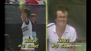 Billie Jean King Defats Virginia Wade at U.S. Open (September 5, 1979)