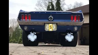 LOUD 1968 Cammed Mustang Fastback 460 Big Block Full Exhaust | No More Leaks!