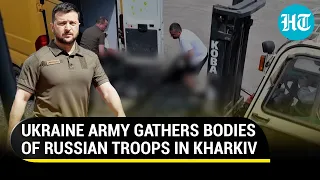 Bodies of Russian soldiers found in Kharkiv; Zelensky visits frontlines, vows to retake South