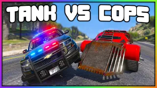 GTA 5 Roleplay - TANKS MESS WITH POLICE | RedlineRP