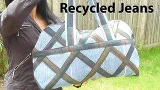 Country Designer Bag / Recycled jeans / DIY Bag Vol 5
