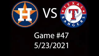 Astros VS Rangers  Condensed Game Highlights 5/23/21