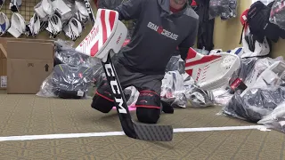 Off ice drills for improved butterfly slides. Camp goalies 2020