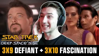 STAR TREK DS9 Defiant + Fascination | 3x9 and 3x10 REACTION | FIRST TIME WATCHING!!