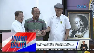 Bagong edition ng libro tungkol sa plane crash na ikinasawi ni dating pangulong Ramon... | UB