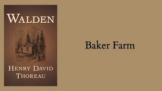 Henry David Thoreau | Walden - ch.10 - Baker Farm